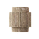 Axyaa Woven Hemp Rope Wall Lamp Vanity Light E27 Eco-Friendly Indoor Rattan