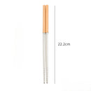 Axyaa Stainless Steel Wooden Cutlery Set