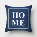 Axyaa Blue Decorative Pillowcase for Home and Office Use