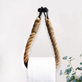 Axyaa Stainless Steel Hemp Rope Toilet Paper Holder