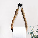 Axyaa Stainless Steel Hemp Rope Toilet Paper Holder