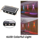 Axyaa Solar Wall Lamp - Outdoor Waterproof Up/Down Lighting for Garden, Porch, Balcony