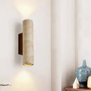Axyaa Yellow Cave Stone Wall Lights: Retro Style for Ambience