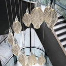 Axyaa Modern Duplex Building Staircase Chandelier for Living Room Indoor Lighting