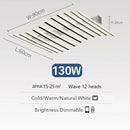 Axyaa Nordic Art Line Acrylic LED Ceiling Chandelier - Modern Home Decor Lighting