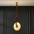 Axyaa Modern Marble LED Pendant Light: Designer Luxury Nordic Minimalist Ceiling Fixture