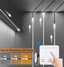 Axyaa Running Water Flow LED Strip Light with Wireless Controller