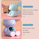Axyaa Cat LED Study Desk Lamp with Phone Holder, Colorful Adjustable Table Lamp