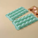 Axyaa 15-Hole Heart-Shaped Chocolate Silicone Mold for Baking and Candy Making