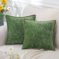 Axyaa Chenille Cushion Cover: Cozy Sofa Bed Decor Pillowcase, 45x45 & 50x50cm