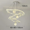 Axyaa Crystal Chandelier Pendant Light for Living Room and Bedroom