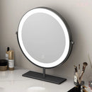 Axyaa LED Smart Touch Vanity Makeup Mirror - Dimmable, 360 Rotation, Tabletop Mirror