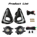 Axyaa LED Fog Lamps DRL for Toyota Corolla Axio 2018-2021 Headlights Halogen Covers