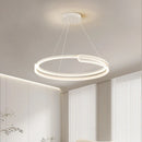 Axyaa LED Round Chandelier for Home Decor - Modern & Simple Ceiling Lamp