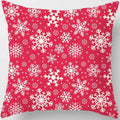 Christmas Elk Print Pillowcase 45x45cm for Sofa, Car, Bedroom & Living Room Decor