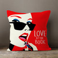 Axyaa Soft Velvet Beauty Pillowcase - Black & White Plush Cushion Cover
