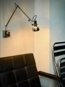 Axyaa Industrial Style Adjustable Wall Lamp for Bedside Reading & Restaurant Bedroom