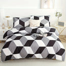 Axyaa Geometric Cotton Duvet Set with Zipper Closure for All-Season Comfort