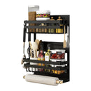 Axyaa Magnetic Fridge Shelf Paper Tube Spice Storage Rack