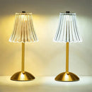 Axyaa Glass LED Table Lamps Night Light Touch Lamp Bedroom Study Bedside Decor