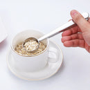 Axyaa Stainless Steel Coffee Scoop with Clip, Multifunctional Mixing Spoon & Sealing Tongs