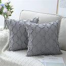 Axyaa Striped Linen Pillow Cover 50x50cm Aesthetic Soft Cushion Case