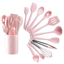 Axyaa Silicone Cooking Utensil Set Non-stick Kitchen Tools