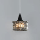 Axyaa Retro Glass LED Chandelier Pendant Light for Dining Living Room Kitchen Bedroom