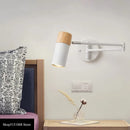 Axyaa LED Swing Arm Wall Lamp for Restaurant, Bedroom, Reading - Modern Design