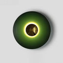 Axyaa Modern LED Wall Light Circular Iron Decoration Creative Headboard