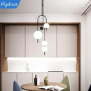 Axyaa Nordic Glass Ball Chandelier Ceiling Pendant for Home Decor & Hospitality Lighting