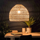 Natural Bamboo Wicker Chandelier Lampshade by Axyaa