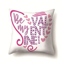 Axyaa Nordic Heart Print Throw Pillow Cover 45x45cm Home Sofa Decor