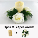 Axyaa Flameless LED Pillar Candle Wedding Home Party Decor