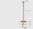Axyaa Blue Glass LED Pendant Lamp for Coffee Shop & Bar Counter Chandelier