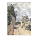 Axyaa Mountain House Windmill Canvas Print for Rustic Home Decor