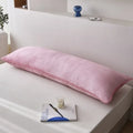 Axyaa Long Pillowcase Set for Double Couple, Winter-Warm Milk Fleece, Farai Fleece