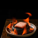 Axyaa Volcano Stone Sushi Plate: Creative Ceramic Tableware for Molecular Cuisine