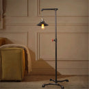 Axyaa Industrial Floor Lamp: Vintage Pipe Design for Living Room, Bedroom, Studio, Study