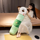 Axyaa Cute Animal Long Pillow for Bedhead Sofa Decoration