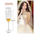 Axyaa Super Large Capacity Glass Cup for Gatherings and Parties