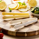 Axyaa 5.71inch Mini Silicone Serving Tongs for Kitchen, Coffee Bar, Tea Party