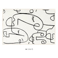 Axyaa Modern Minimalist Large Area Rug for Bedroom and Living Room Decor