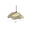 Axyaa Lotus Leaf Bamboo Weaving Chandelier Zen Tea Room Japanese Restaurant Lamp