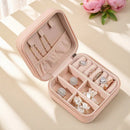 Axyaa Portable Foldable Jewelry Organizer Box Compact Travel Case