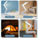 Axyaa Portable LED Desk Lamp Rechargeable Battery Large Capacity Eye Protector