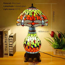 Axyaa Luxe Stained Glass Table Lamp for Living Room and Bedroom