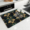 Axyaa Geometric Figures Absorbent Drying Mat