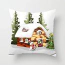 Axyaa Christmas Home Pillowcases Printed Bed Decoration Cushion Covers
