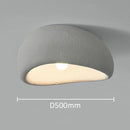 Axyaa Wabi Sabi Grey Ceiling Light: Nordic Design for Living Room & Commercial Spaces